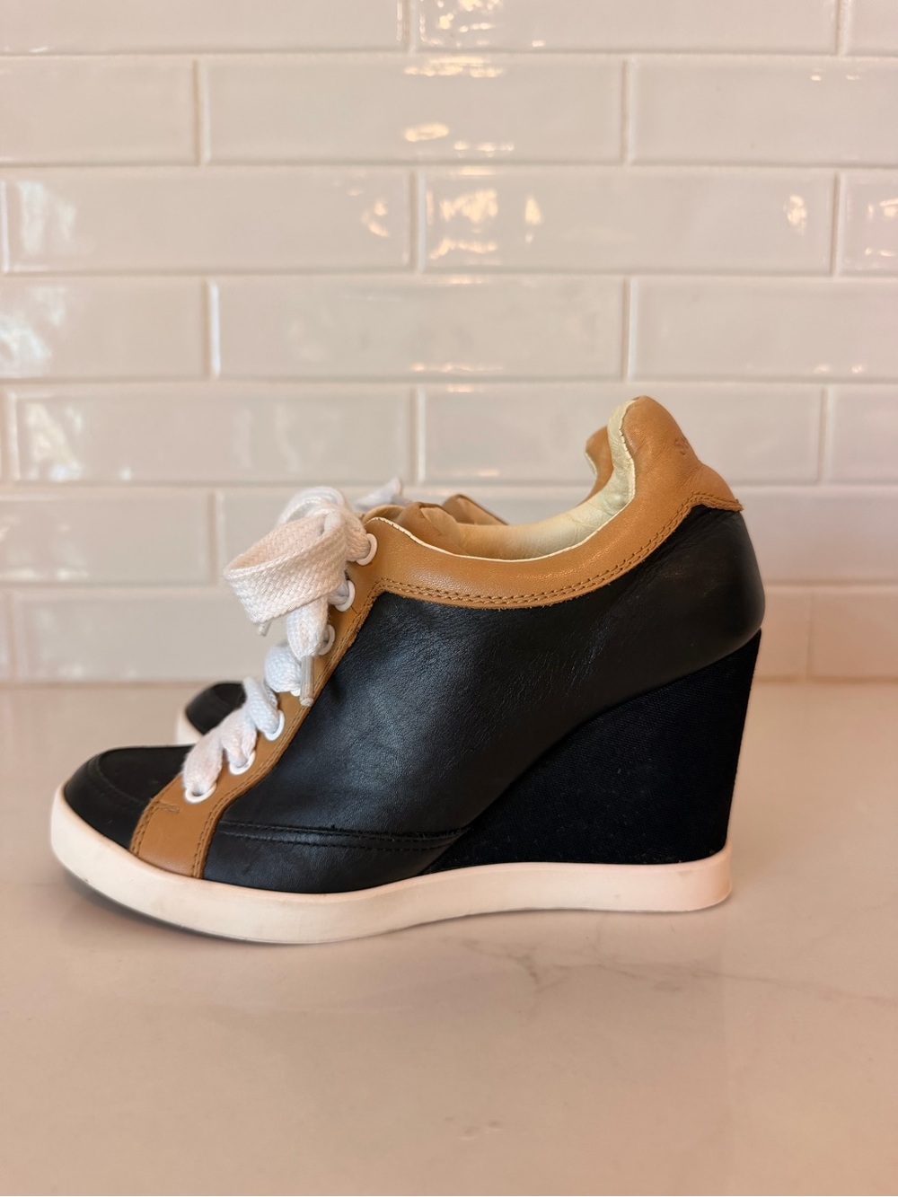 See by Chloé Gondola wedge sneakers size 38